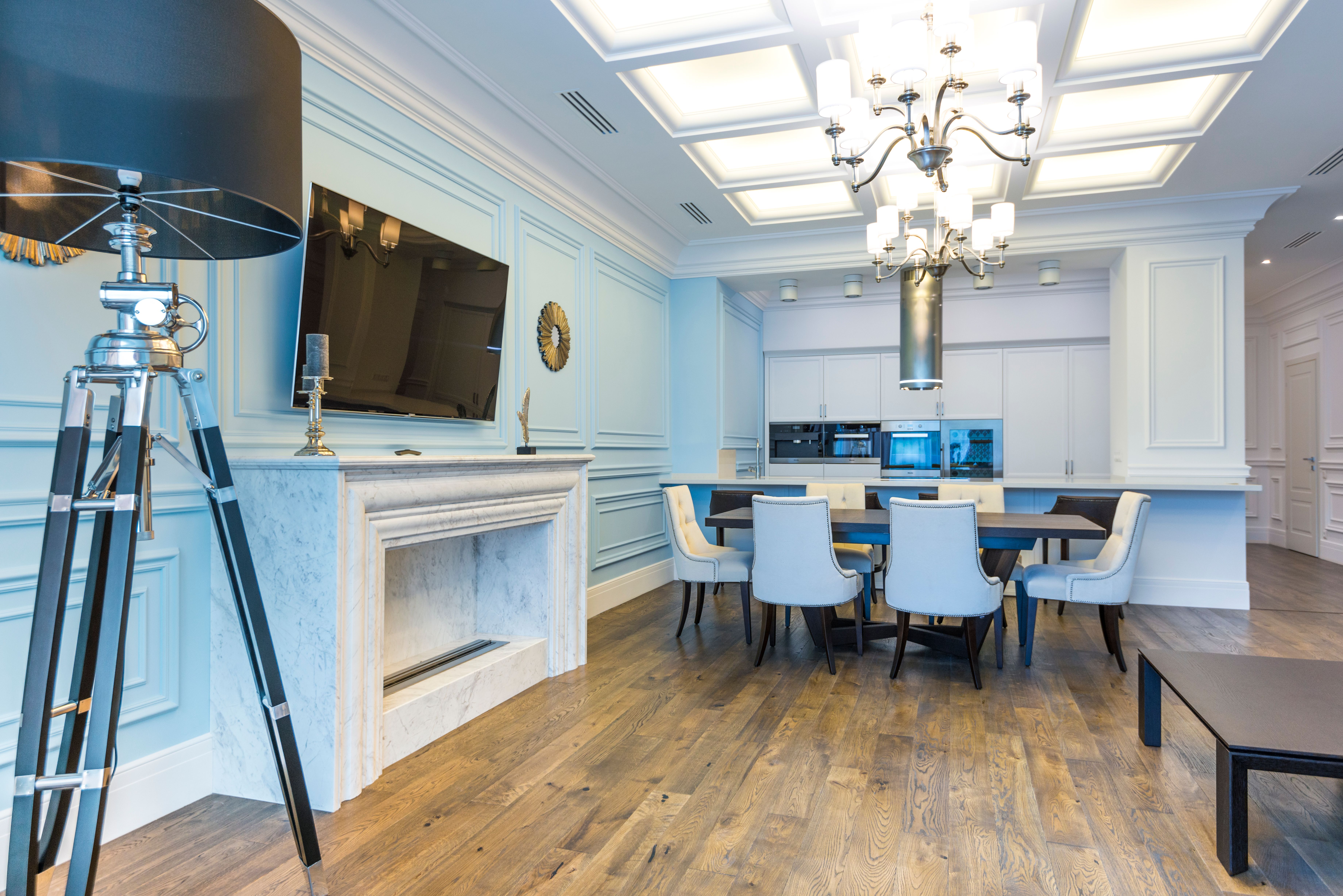 Tile flooring installation