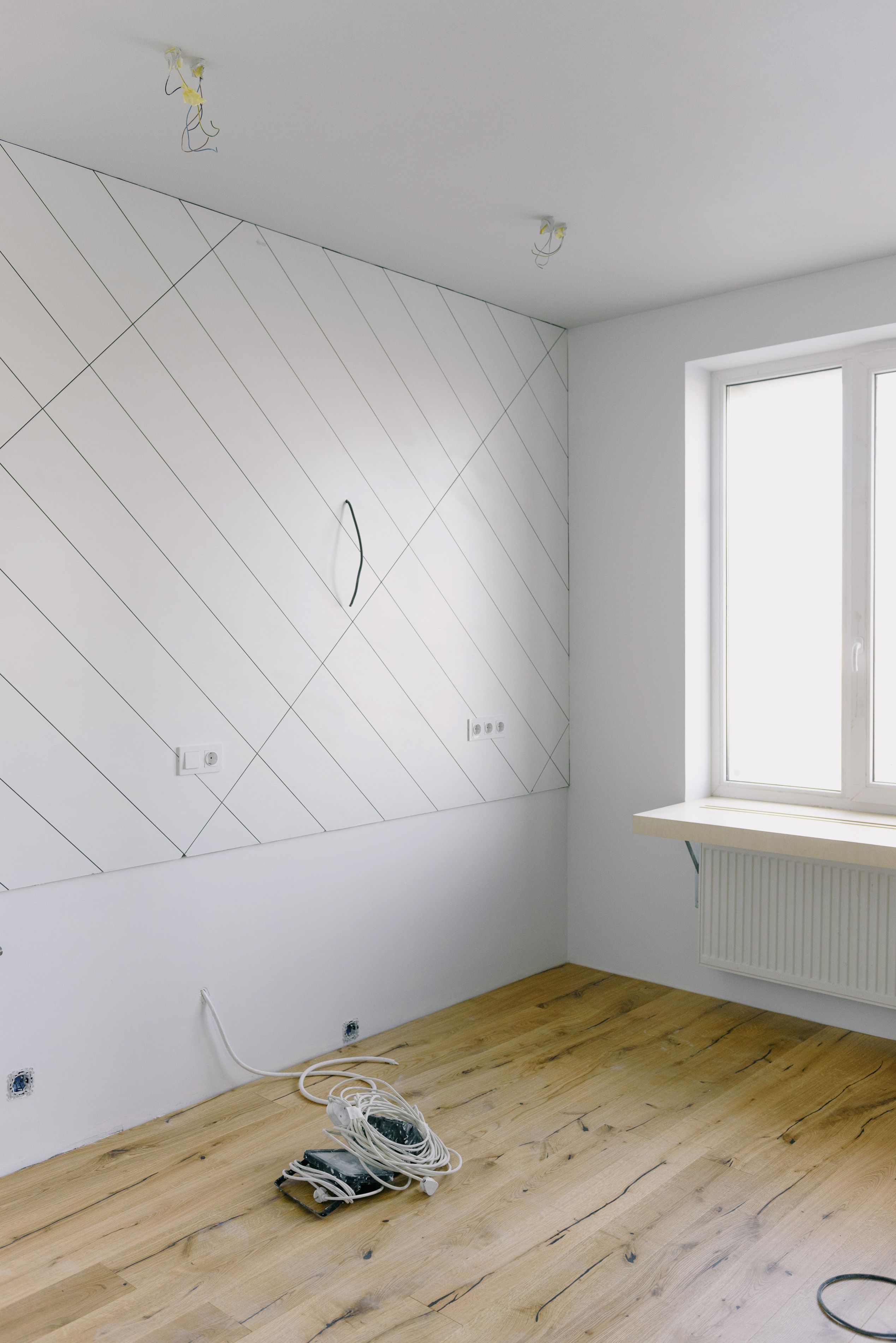 Luxury vinyl flooring installation